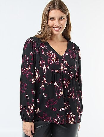 Blouse met print 'Only Carmakoma'