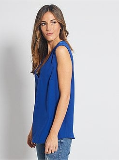 Blouse met V-hals - - Kiabi