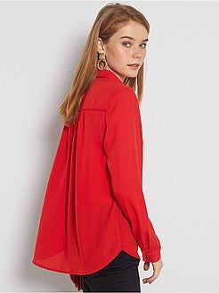 Blouse van crêpevoile - Kiabi