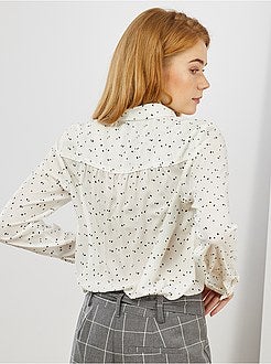 Blouse van crêpevoile - Kiabi