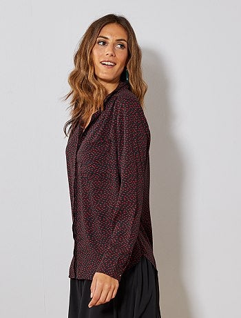 Blouse van crêpevoile - Kiabi