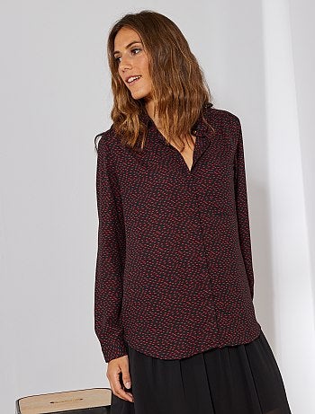 Blouse van crêpevoile - Kiabi