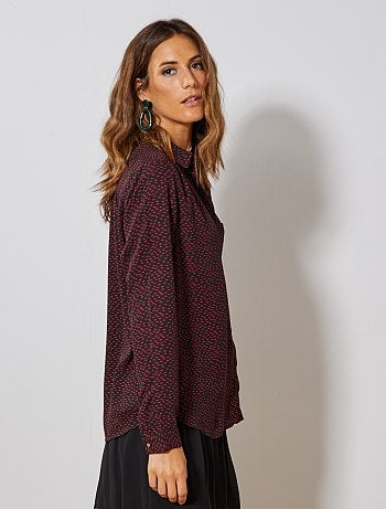 Blouse van crêpevoile - Kiabi