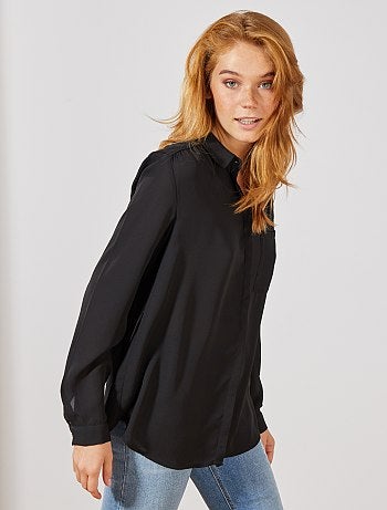 Blouse van crêpevoile - Kiabi