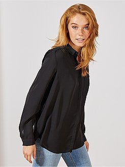 Blouse van crêpevoile - Kiabi