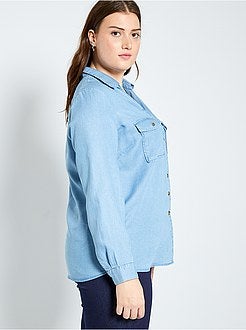 Blouse van lyocell - Kiabi