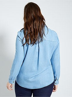 Blouse van lyocell - Kiabi