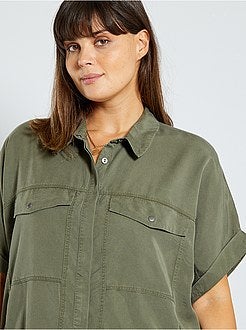 Blouse van lyocell - Kiabi