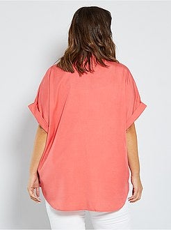 Blouse van lyocell - Kiabi