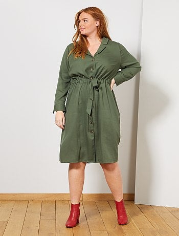 Dames Size+ - Blousejurk van lyocell - Kiabi