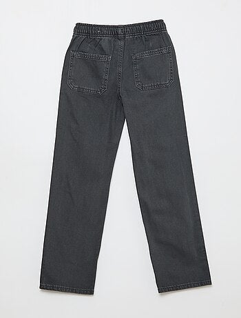 Broek met rechthoekige zakken - Aansluitende pasvorm