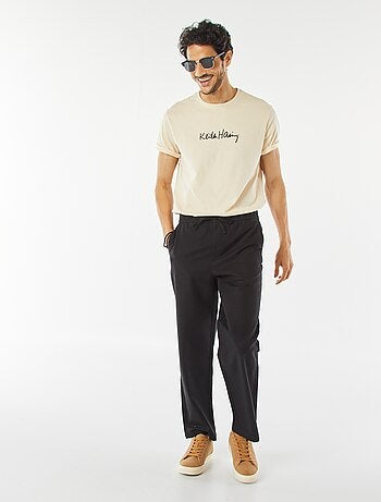 Broek met veel zakken