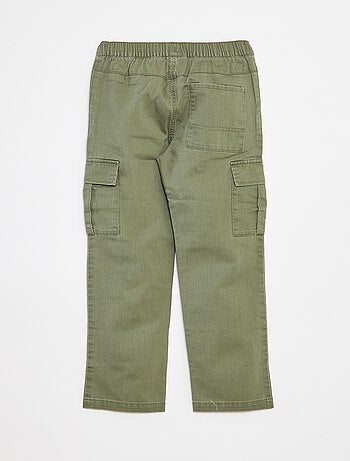 Broek met zakken en verstelbare taille