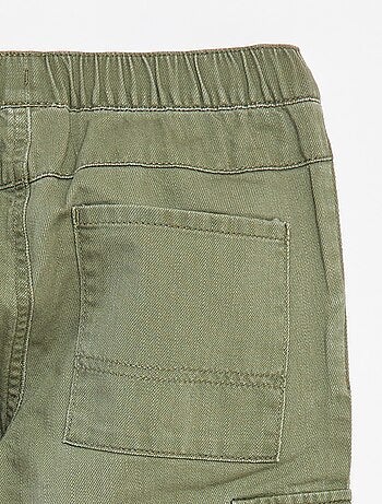 Broek met zakken en verstelbare taille