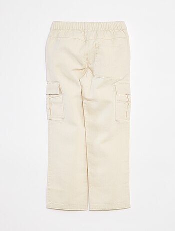 Broek met zakken en verstelbare taille