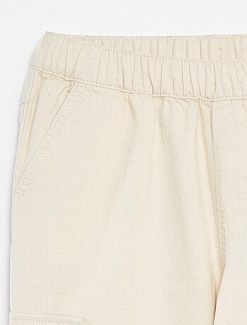 Broek met zakken en verstelbare taille