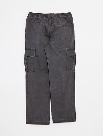 Broek met zakken en verstelbare taille