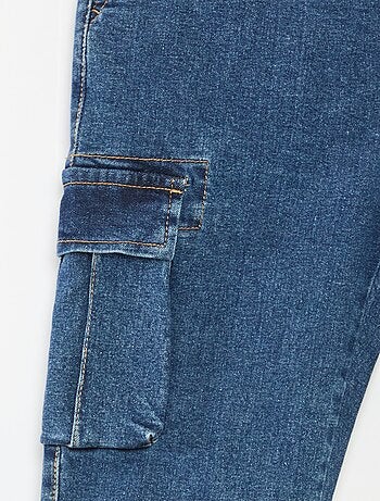 Broek met zakken van stretchdenim - Comfortabel model