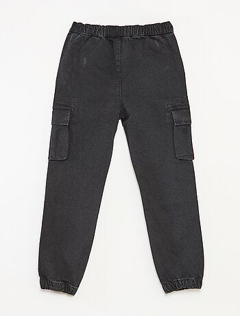Broek met zakken van stretchdenim - Comfortabel model