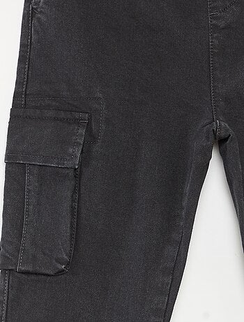 Broek met zakken van stretchdenim - Comfortabel model