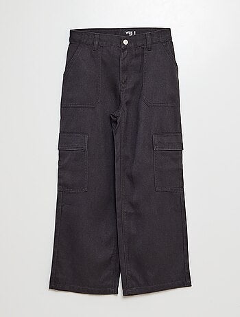 Broek van twill met meerdere zakken