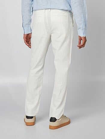 Chino van linnenmix