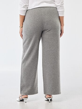 Comfortabele broek van ribstof