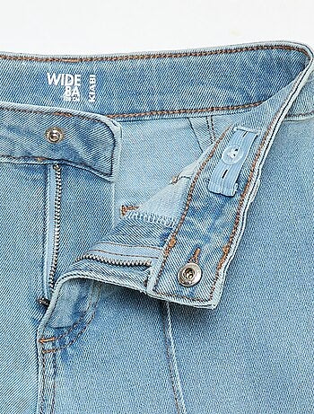 Cropped spijkerbroek met wijde pijpen