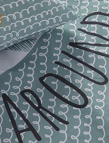 Dekbedset met fantasieprint - 1-persoonsbed