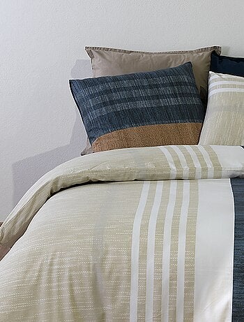 Dekbedset met print - dekbedovertrek + 2 kussenslopen - Voor 2-persoonsbed