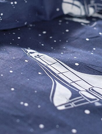 Dekbedset met rakettenprint - Voor 1-persoonsbed