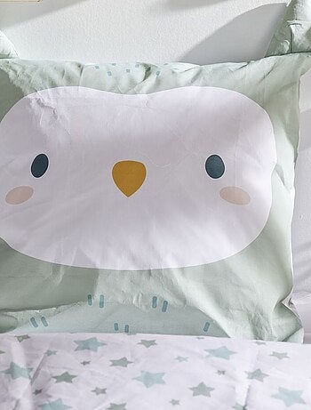 Dekbedset met uilenprint - 1-persoonsbed