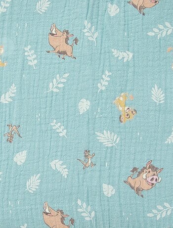 Dekentje van katoen en fleece 'Stitch'