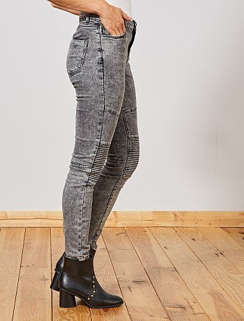 Denim bikerbroek - Kiabi
