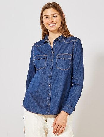 Denim blouse - Kiabi