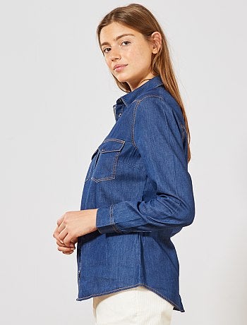 Denim blouse - Kiabi