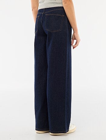 Denim broek met mini riem