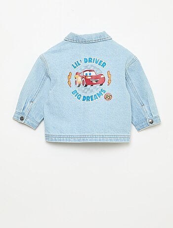 Denim jas met 'Disney' print