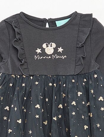 Disney-kerstjurk met fluweelachtige Minnie-print