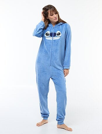 Disney-pyjamapak van fleecestof met Stitch-print