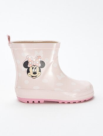 Disney-regenlaarzen met Minnie- en bloemenprint