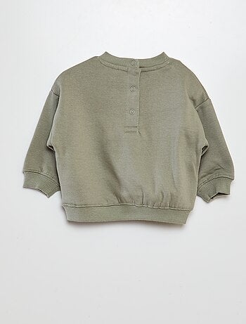 'Disney'-sweater met 'Simba'-print in reliëf