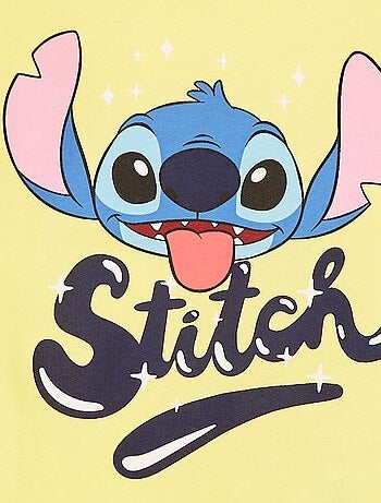 Disney-T-shirt met korte mouw en Stitch-print
