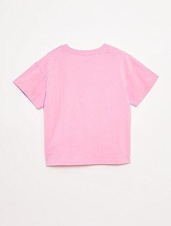 Disney-T-shirt met korte mouw en Stitch-print