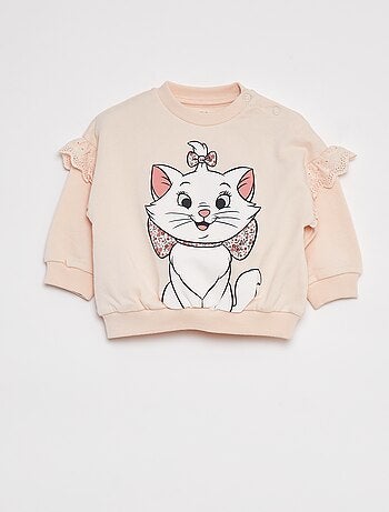'Disney'/'Marie'-sweater met ruches aan de mouwen