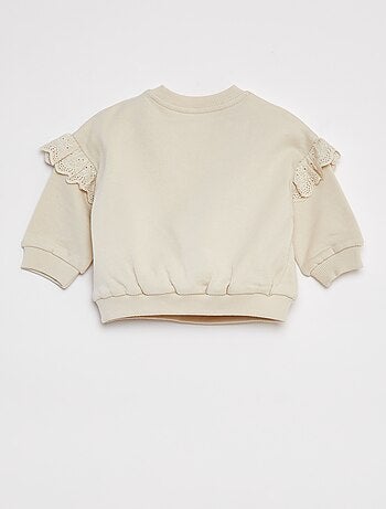 'Disney'/'Marie'-sweater met ruches aan de mouwen