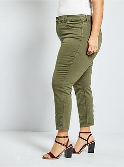 Driekwartbroek met knopen - Kiabi