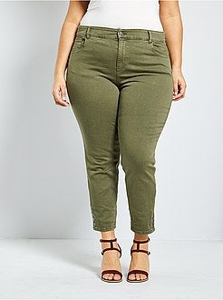 Driekwartbroek met knopen - Kiabi