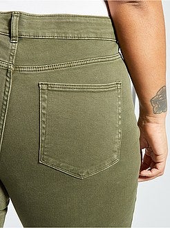 Driekwartbroek met knopen - Kiabi