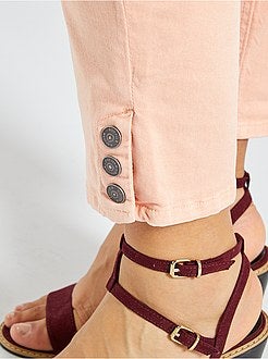 Driekwartbroek met knopen - Kiabi